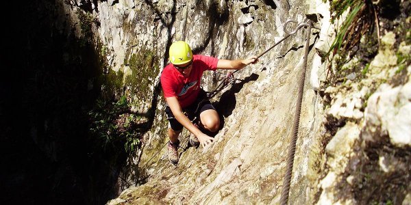 Ferrata w okolicach Lago de Cavedine