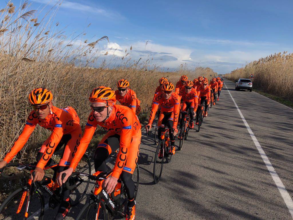 Maillot vélo équipe pro CCC RENO GIANT 2019 Blanc