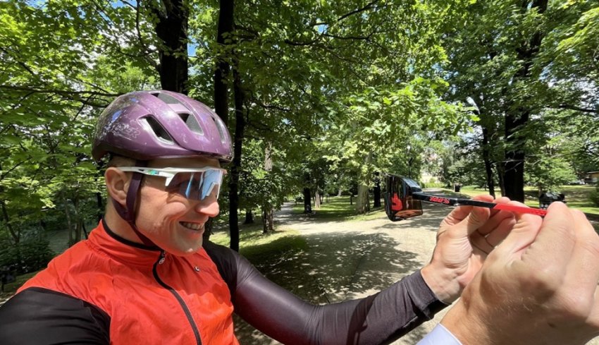 Zdjęcie do artykułu: Video Test: Okulary rowerowe 100% Speedcraft SL i Slendale