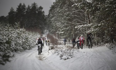 Zdjęcie do artykułu: Santini Northtec MTB Zimą w Karczewie