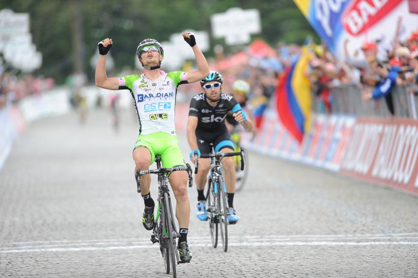 Giro di Italia,Team Sky,Dario Cataldo,Enrico Battaglin,Bardiani CSF