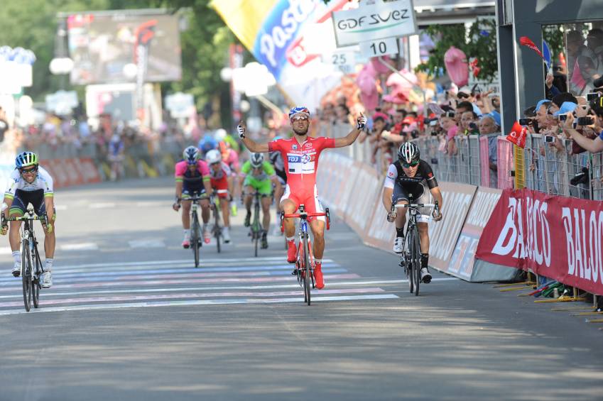 Giro di Italia,Michael Matthews,Orica GreenEdge,Nacer Bouhanni,Giacomo Nizzolo,FDJ.fr,Trek Factory Racing