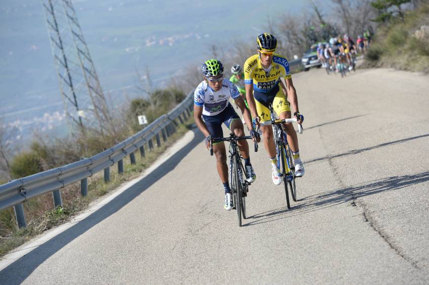 Tirreno Adriatico,Alberto Contador,Nairo Quintana,Movistar,Tinkoff-Saxo