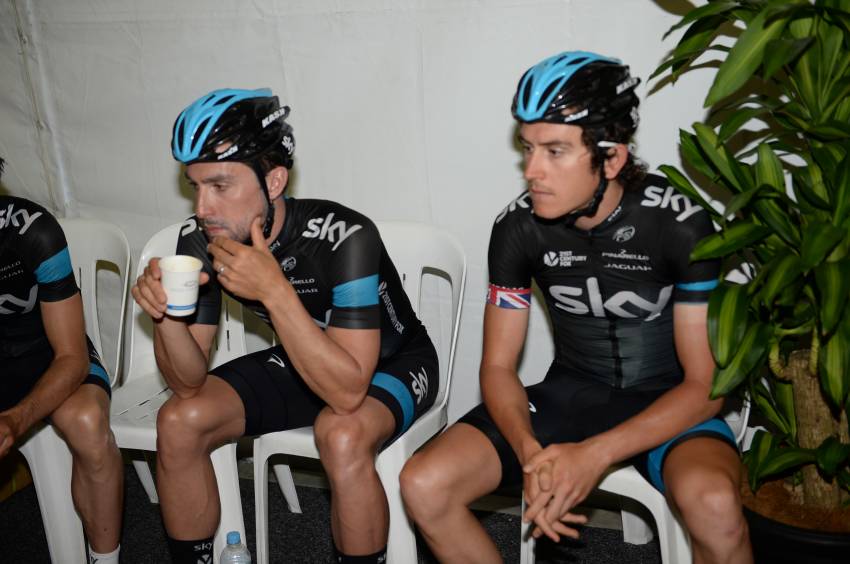 Tour Down Under,Bernhard Eisel,Geraint Thomas