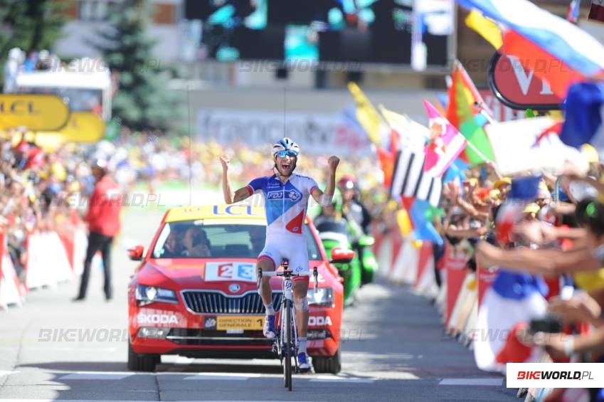 Zdjęcie do artykułu: TdF: Etap dla Pinot, Froome broni koszulki