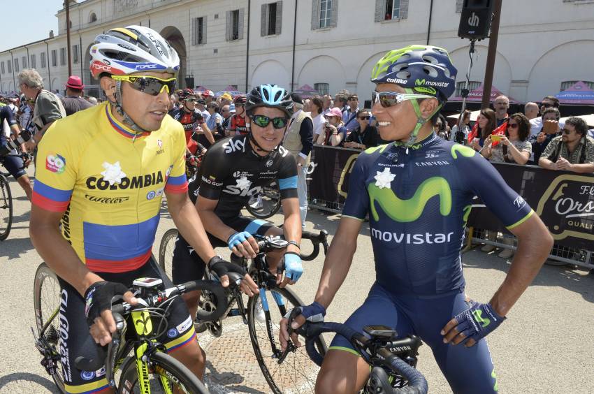 Giro di Italia,Miguel Rubiano Chavez,Nairo Quintana,Movistar,team Colombia