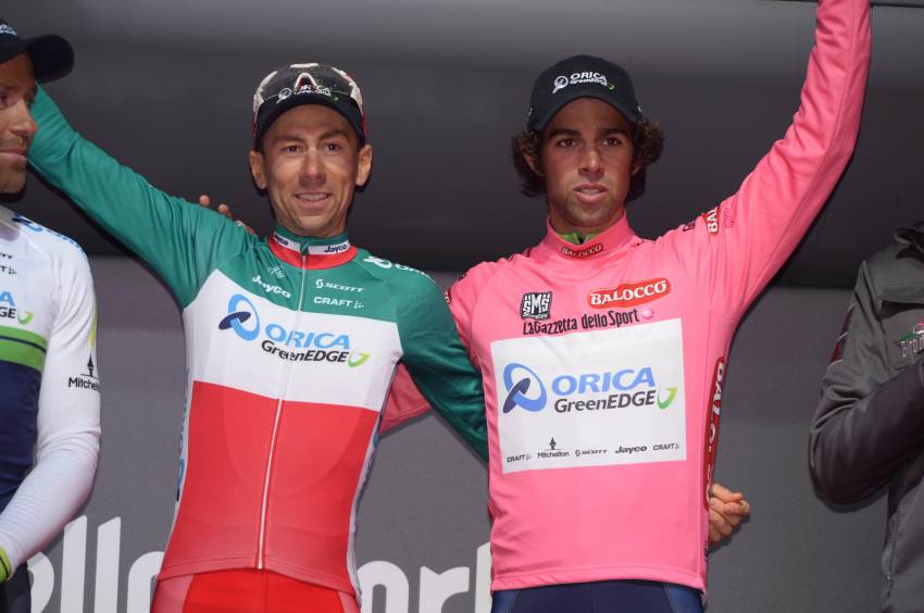 Giro di Italia,Michael Matthews,Orica GreenEdge,Ivan Santaromita