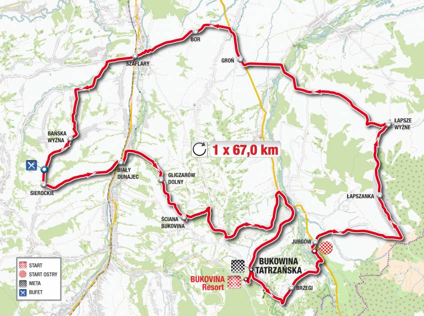 Nowa trasa Tour de Pologne Amatorów