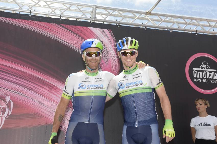 Giro di Italia,Svein Tuft,Orica GreenEdge,Michael Hepburn