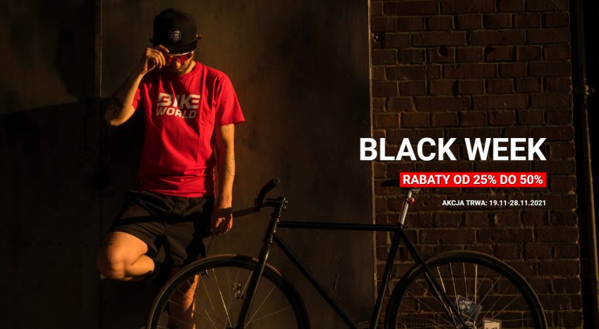 Zdjęcie do artykułu: Black Week w sklepie BIKEWORLD: promocje do -50%