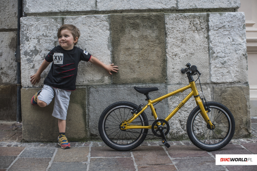 Zdjęcie do artykułu: Test: Lekki rower dziecięcy na pasku Bungi Bungi 16"