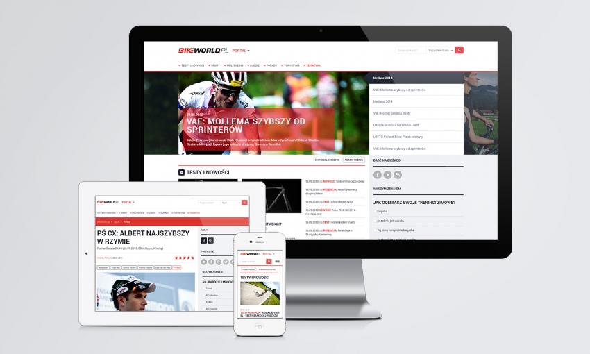Nowy responsywny layout portalu