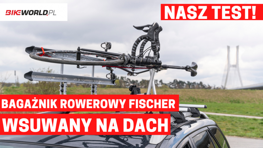 Zdjęcie do artykułu: Video: Wsuwany rowerowy bagażnik dachowy Fischer