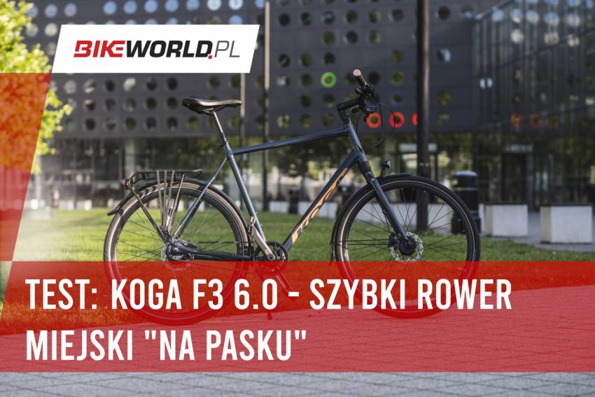 Zdjęcie do artykułu: Video: Koga F3 6.0 - szybki rower miejski na pasku