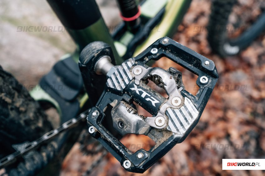 Zdjęcie do artykułu: Test: Pedały enduro / trail Shimano XTR M9220 i nowe bloki CL-MT001