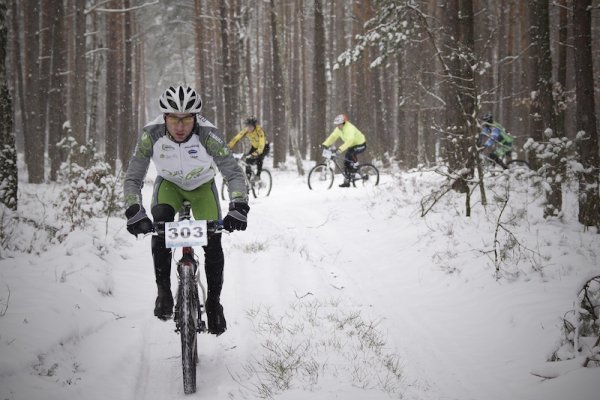 Santini Northtec MTB Zimą, Karczew
