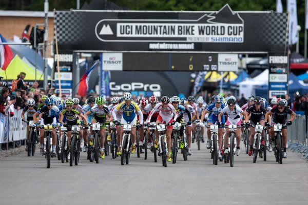 Start wyścigu - Włoszczowska jeszcze schowana za rywalkami