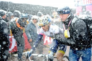 Warunki atmosferyczne na tegorocznym Giro d`Italia pozostawiały wiele do życzenia
