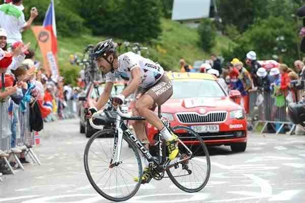 Christophe Riblon (Ag2r) był najmocniejszym zawodnikiem z czołówki