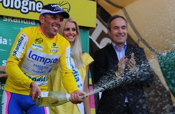 Kolarz Lampre objął prowadzenie w klasyfikacji generalnej wyścigu