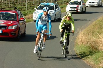 Diego Caccia (Farnese Vini-Selle Italia) i Stefano Pirazzi (Colnago CSF Inox) spędzili w ucieczce prawie 200 kilometrów