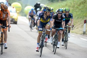 Rafał Majka (Saxo-Tinkoff) jechał czujnie, pilnując rywali