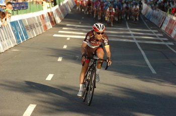 Tiago Machado (Radioshack Nissan Trek) w ucieczce