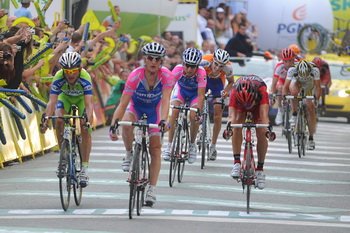 Sylwester Szmyd (Liquigas - Doimo) zajął trzecie miejsce