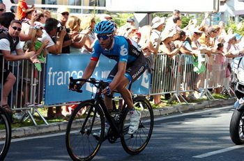 Christian Vande Velde (Garmin) był jedynym kolarzem, który przytomnie zareagował na atak Francuza. Amerykanin nie zdołał jednak wyprzedzić zawodnika FDJ-Bigmat w końcowym sprincie.