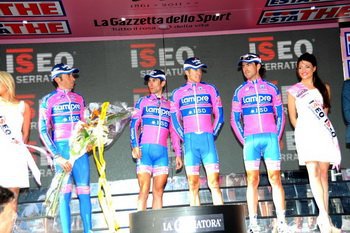 Przemysław Niemiec i jego ekipa Lampre ISD przewodzą w klasyfikacji Super Team
