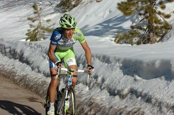 Vincenzo Nibali (Liquigas-Cannondale) na Prati di Tivo