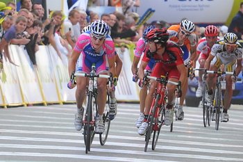 Z grupki finiszującej za plecami Irlandczyka najszybszy był Grega Bole (Lampre)