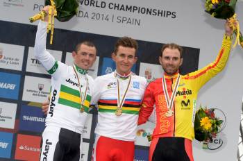 Mistrzostwa Świata,Simon Gerrans,Michał Kwiatkowski,Alejandro Valverde