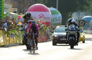 Na ulicach Dąbrowy Górniczej Sapa i Matysiak odjechali dwójce rywali