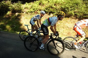 Mark Cavendish (Sky) także mógł sobie "odpocząć" na dzisiejszym etapie.