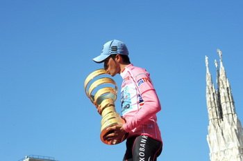 Alberto Contador (Saxo Bank Sungard) po raz drugi w karierze triumfuje w Giro d'Italia