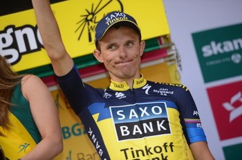 Rafał Majka (Saxo-Tinkoff) był najlepszym z Polaków na 1. etapie Tour de Pologne