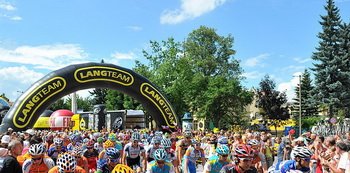 Pogoda na starcie nie zapowiadała się jednak najgorzej